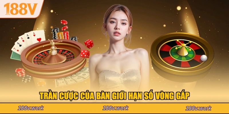 Trần cược của bàn giới hạn số vòng gấp